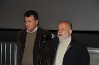 Il regista messicano Jaime Humberto Hermosillo con il Direttore del Festival Rodrigo Diaz